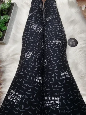 2nd Amendment Print Leggings