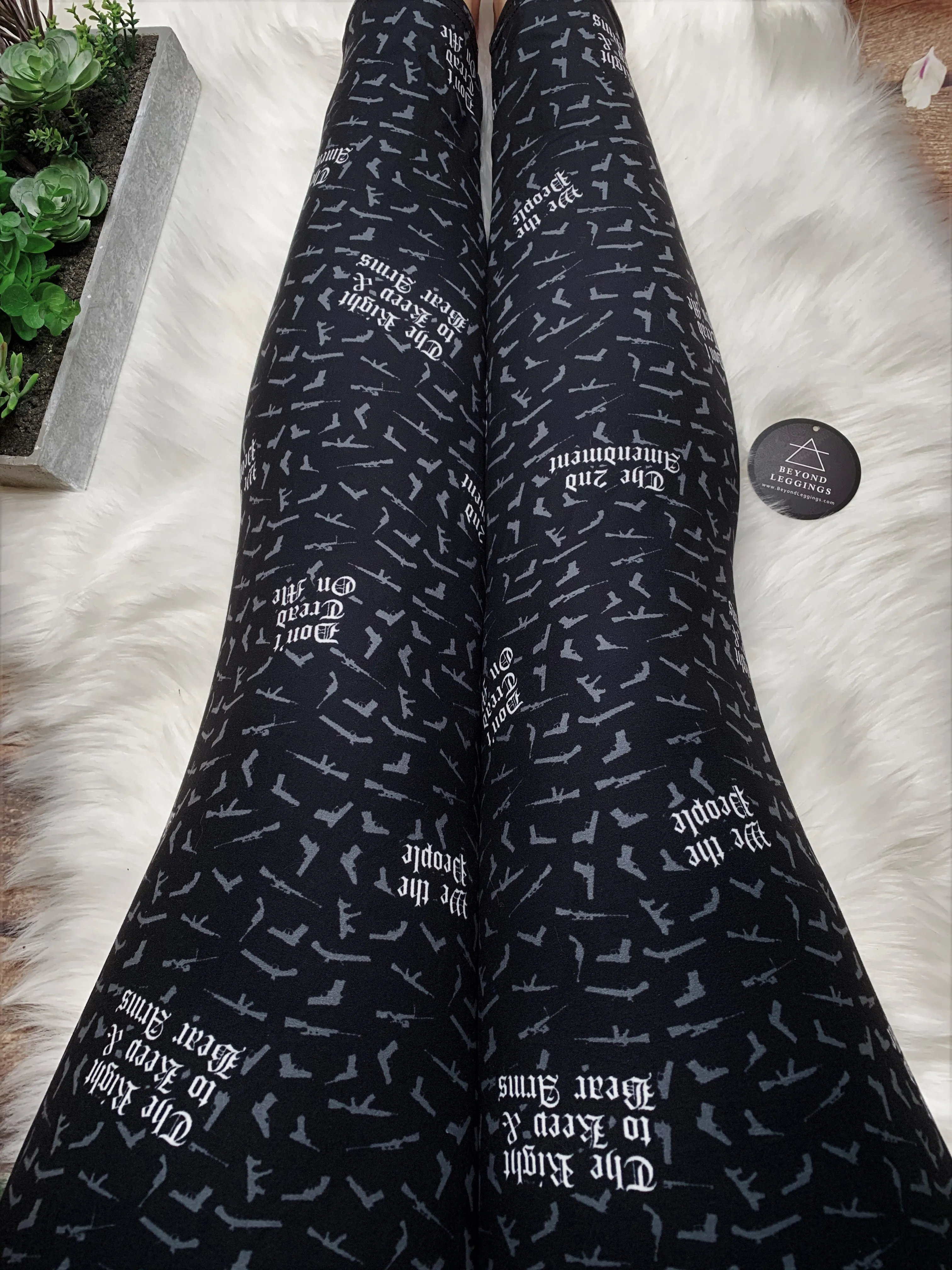 2nd Amendment Print Leggings