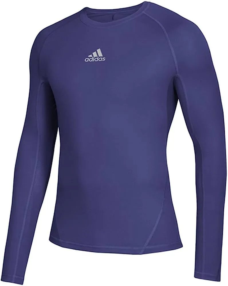 adidas Alphaskin Longsleeve Compression Top - Purple