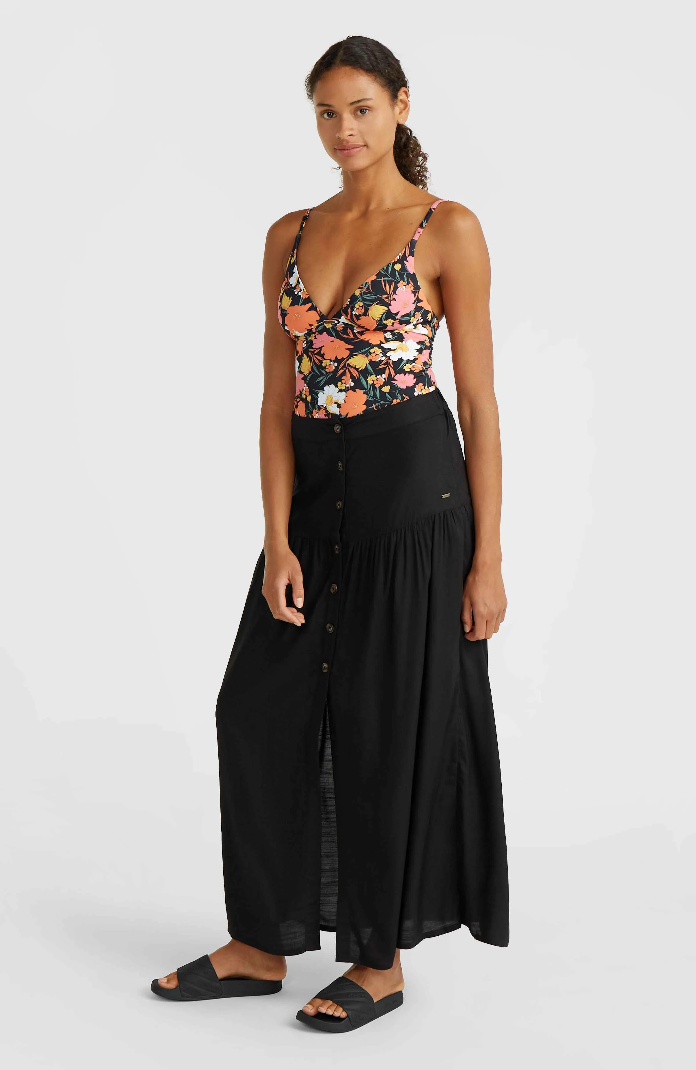 Alofa Maxi Skirt | Black Out