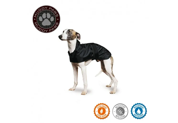 Ancol - Whippet & Greyhound Coat - Black - 53cm