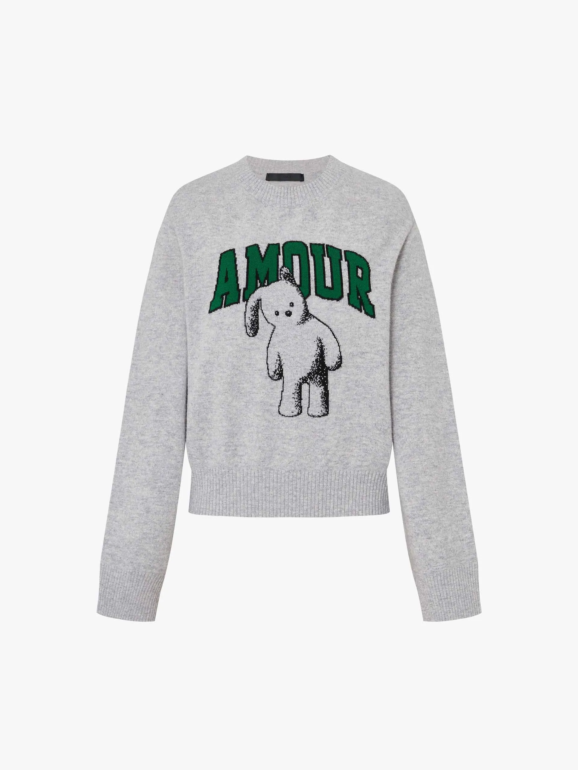 Animal Pattern Wool Sweater