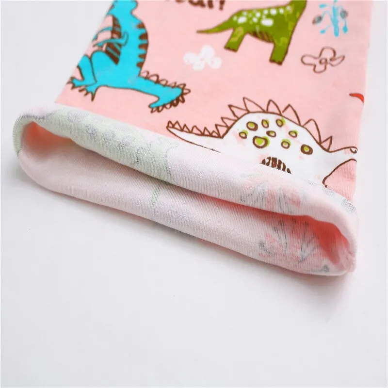 Autumn Winter Children Boys Girls Baby Scarf Cartoon Dinosaur Pattern Cotton O Ring Neck Scarves Spring Warm Scarf