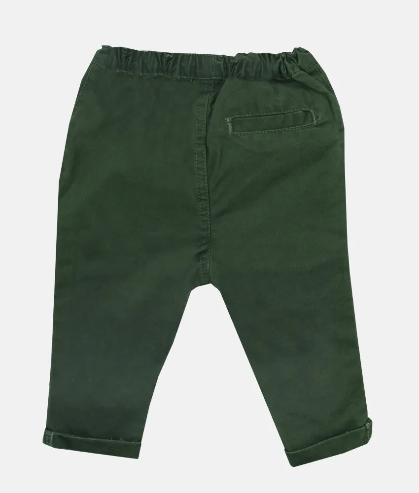 Baby Chinos Pant -  Dark Green