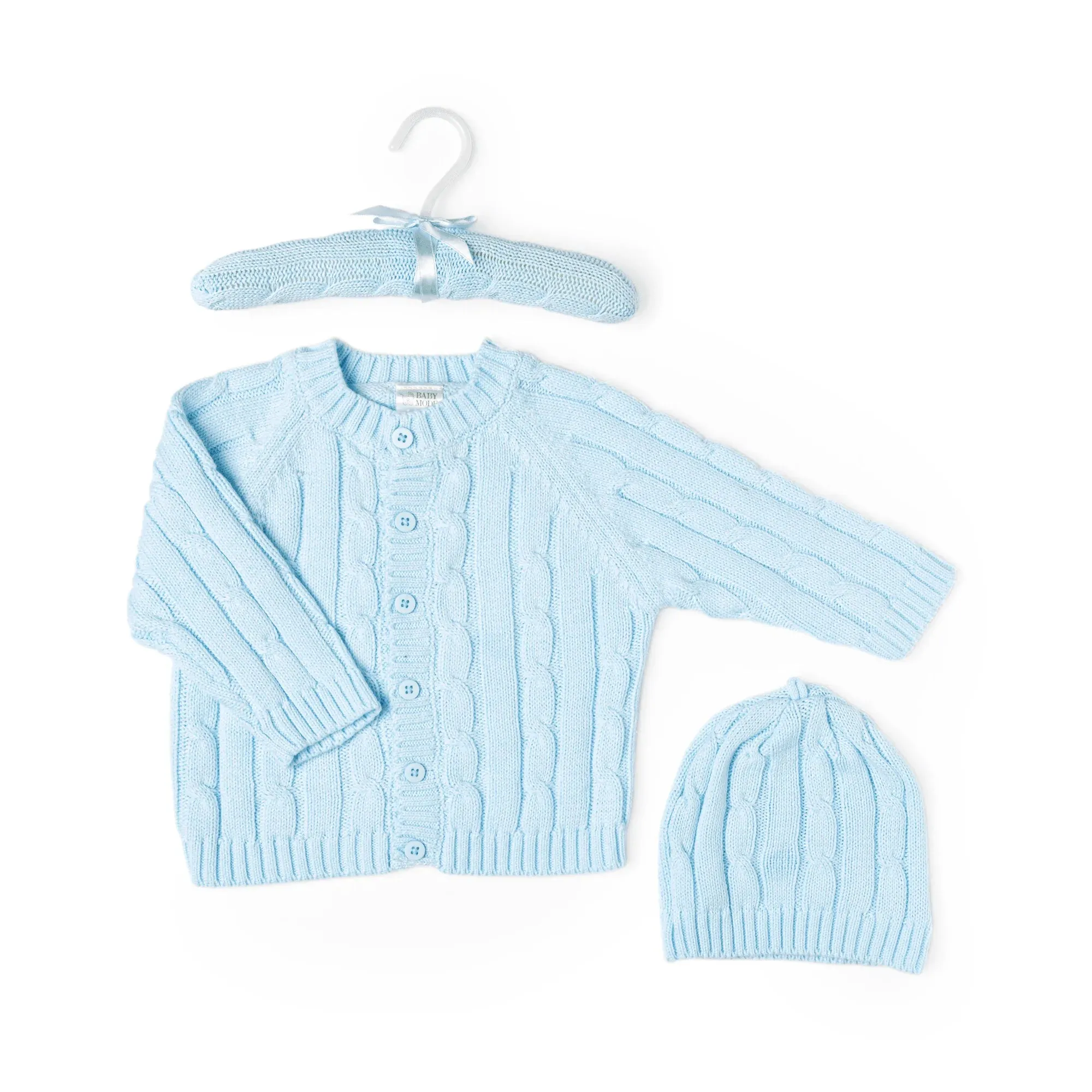 Baby Mode 2-Piece Knit Hanging Set