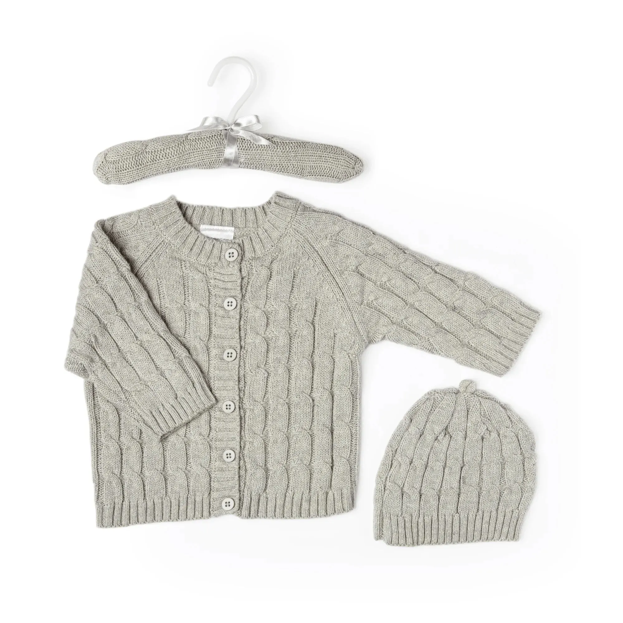 Baby Mode 2-Piece Knit Hanging Set