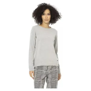 Baldinini Trend Gray Wool Women Sweater