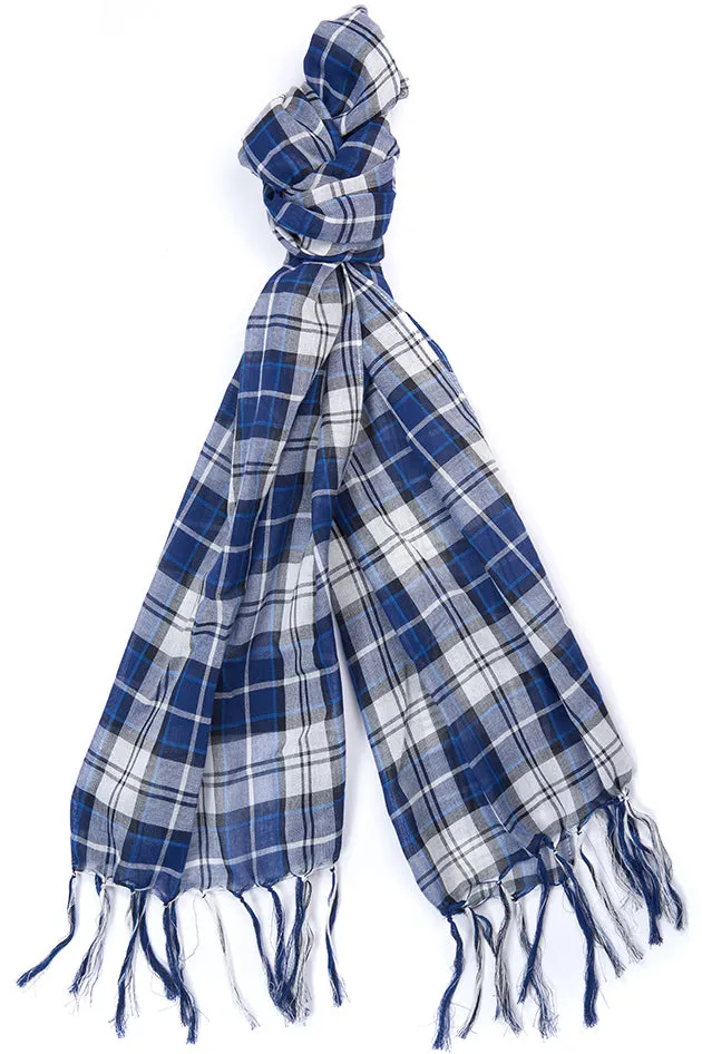 Barbour Scarf-Ingleton Tartan Scarf- USC0320WH11