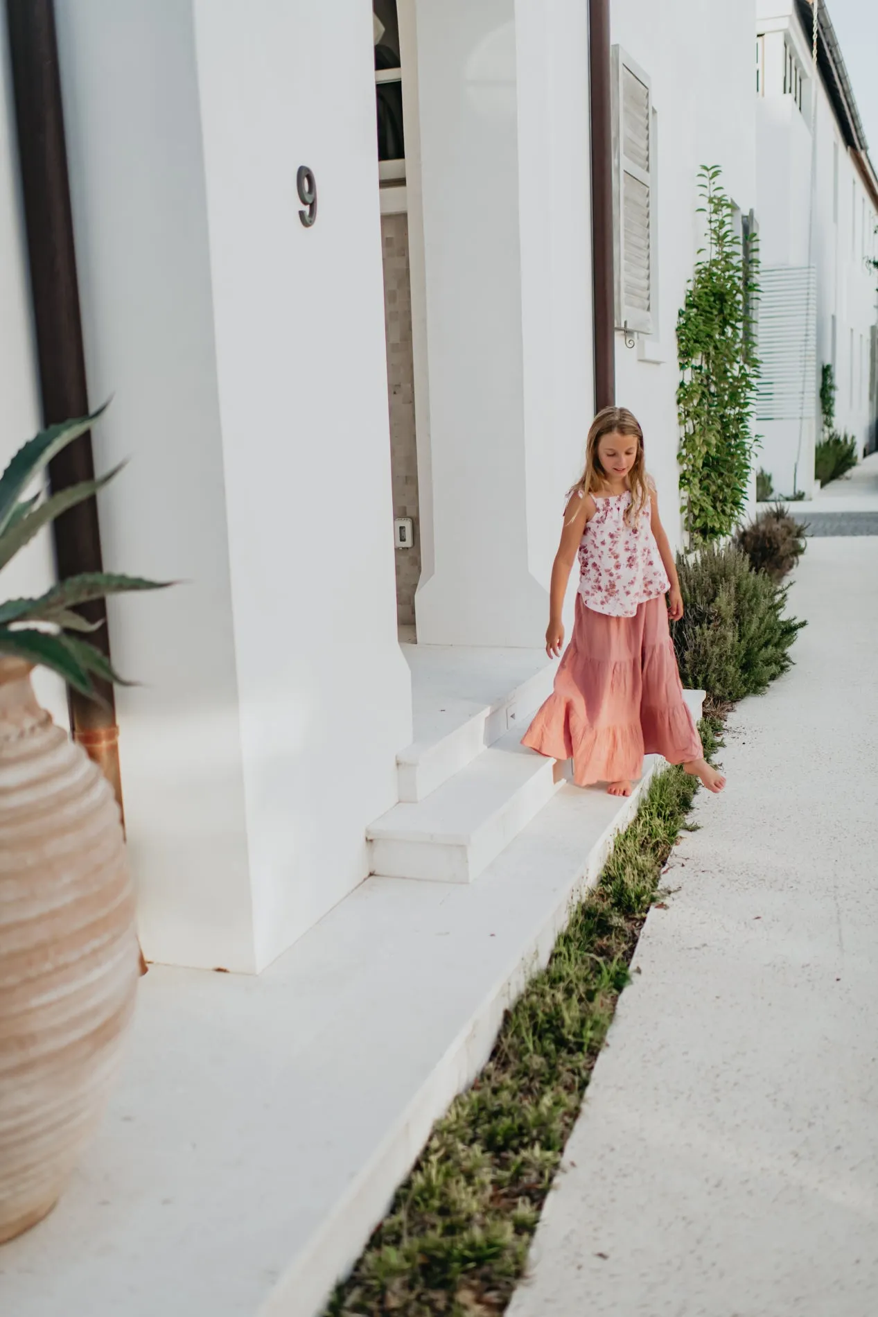 Bella Maxi Skirt (deep coral muslin)