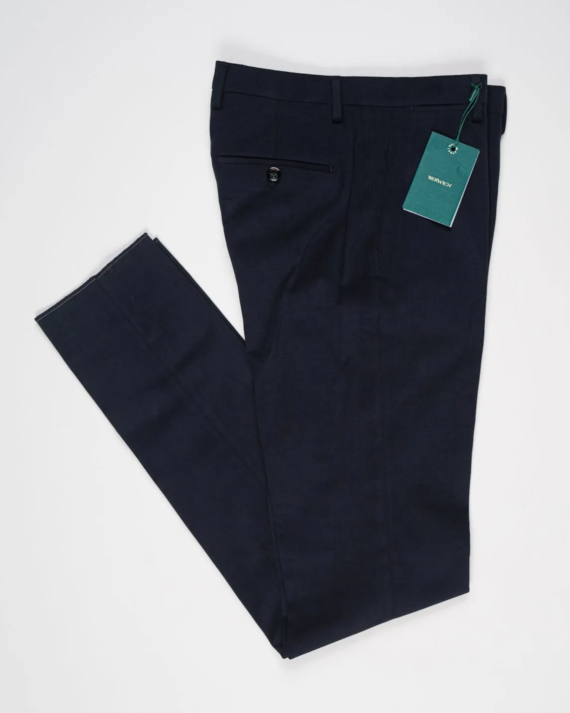 Berwich Cotton Chinos / Navy