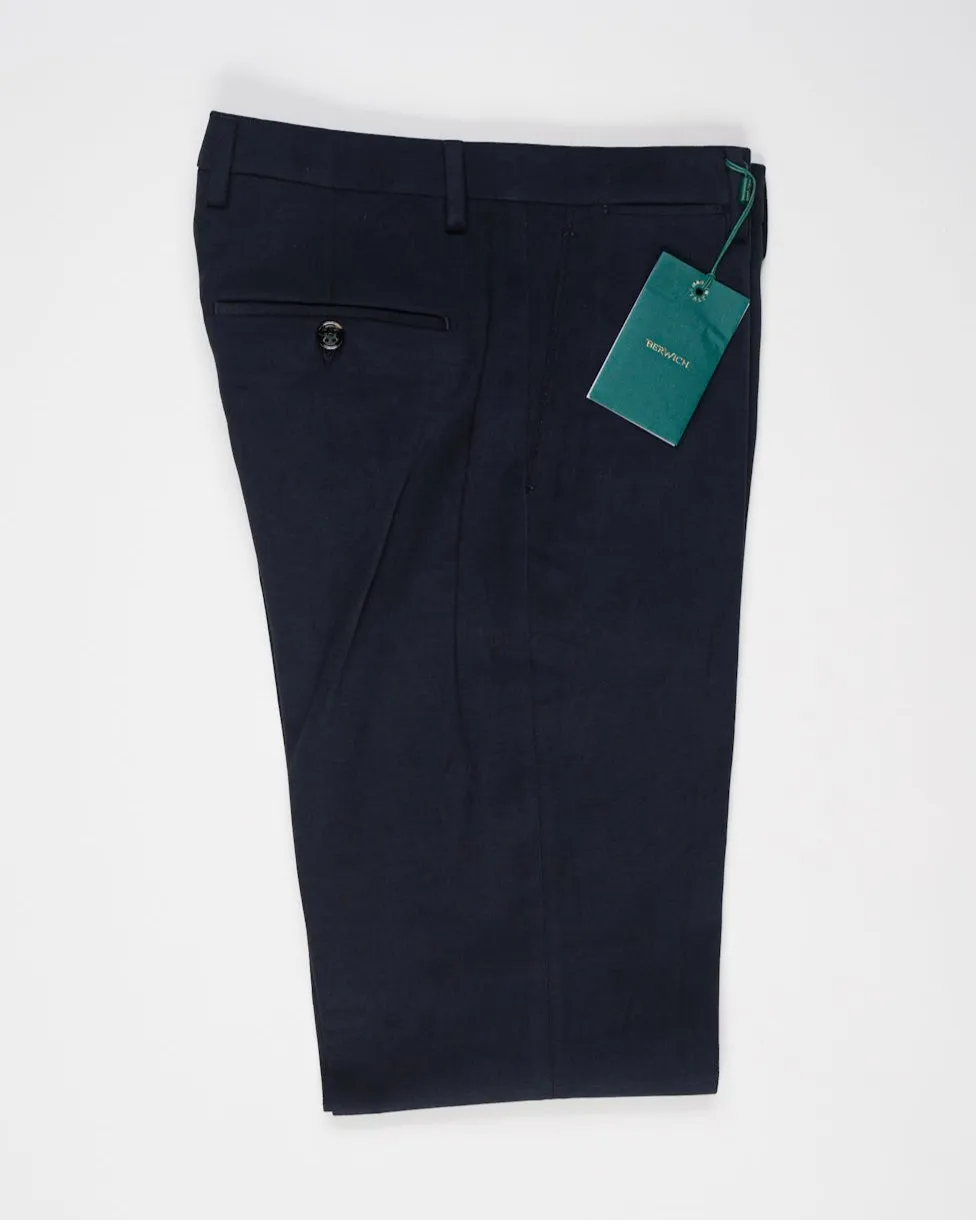 Berwich Cotton Chinos / Navy