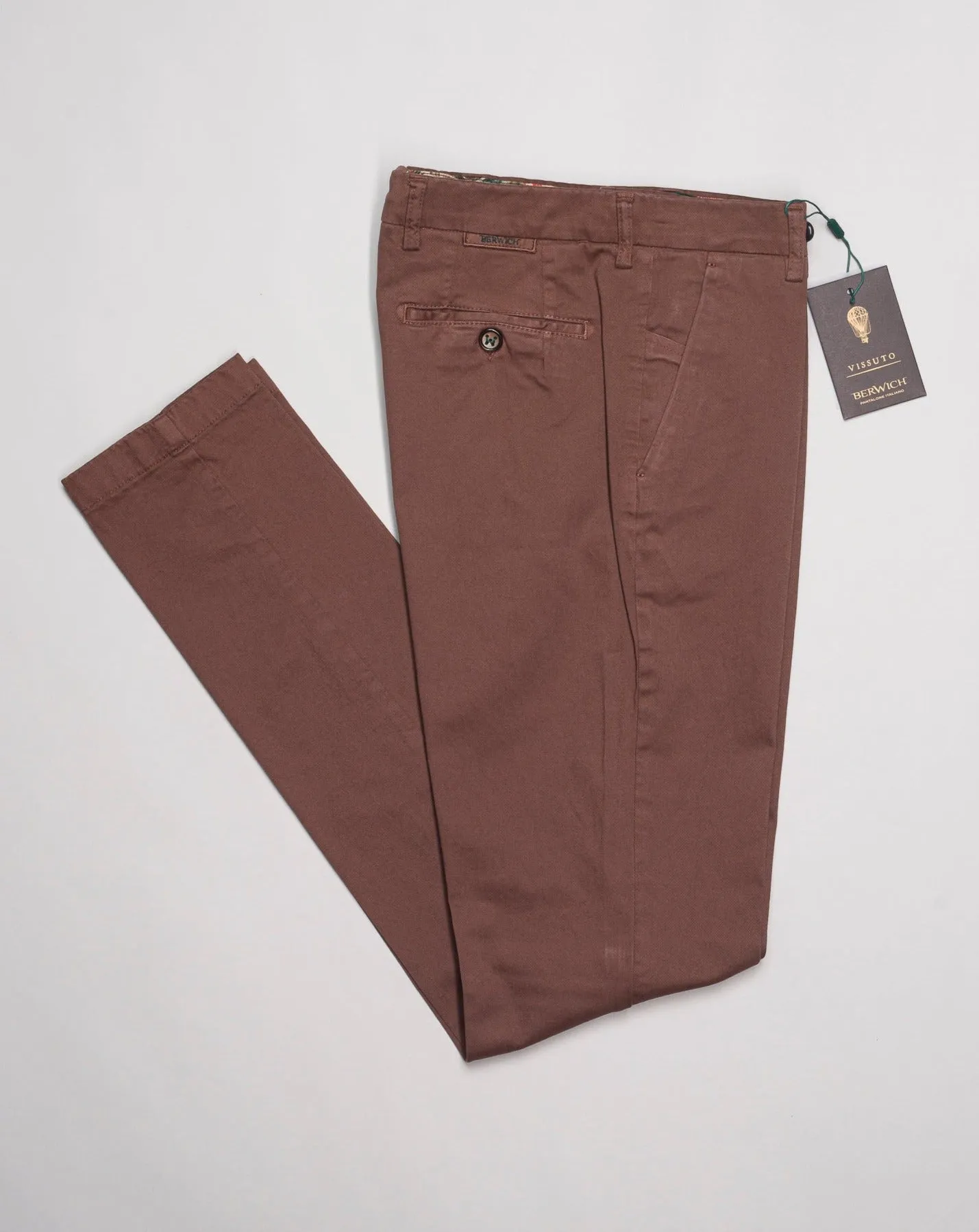 Berwich Morello Garment Dyed Chinos / Cipolla