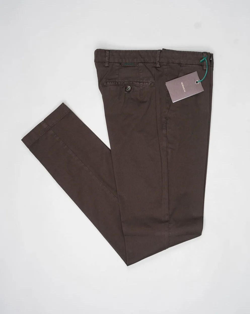 Berwich Morello Garment Dyed Chinos / Moro