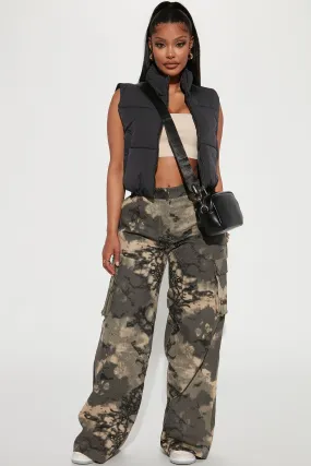 Best Kept Secret Baggy Camo Pants - Camouflage