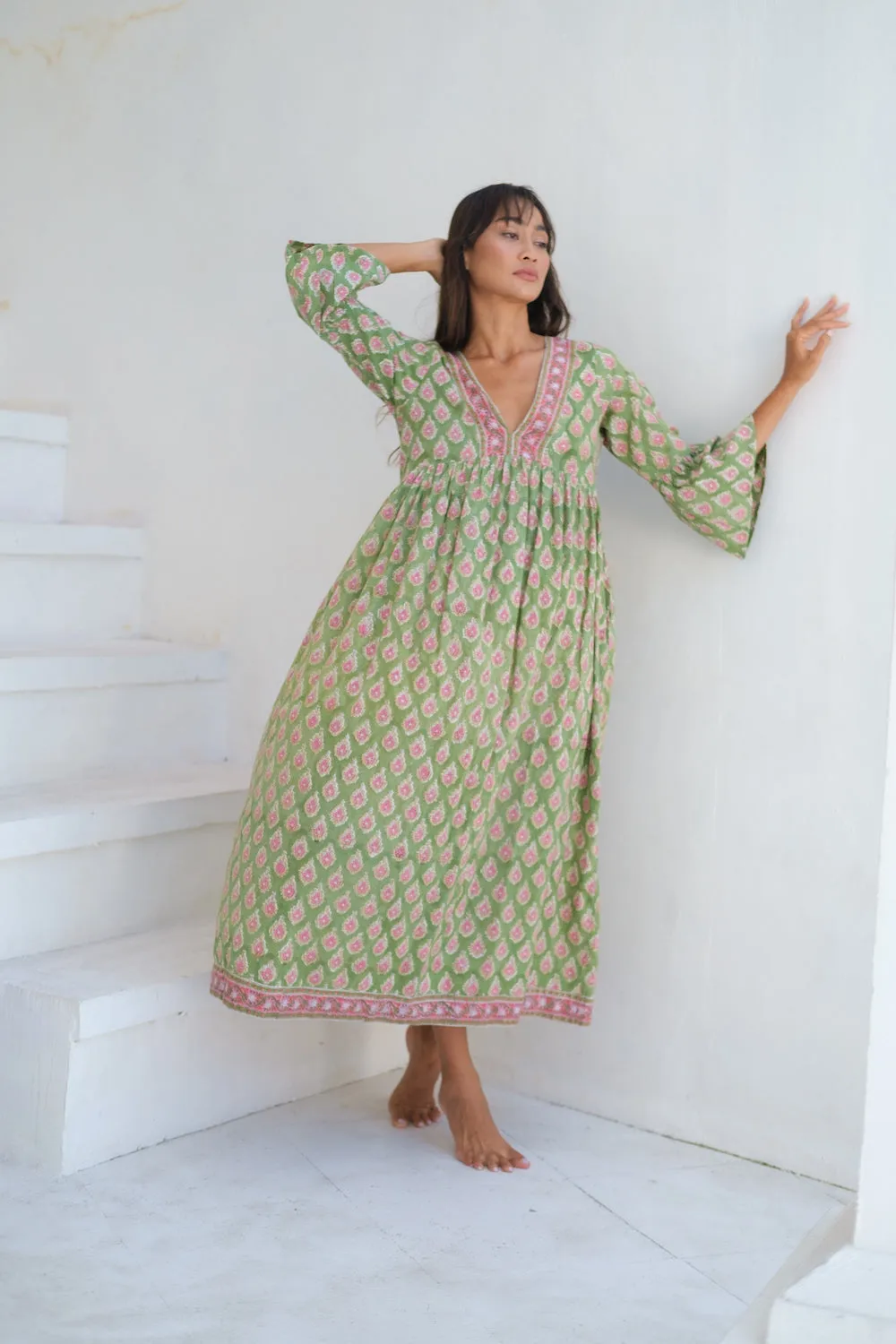 Bhavani Dress: Jade