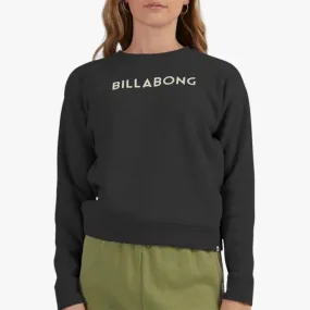 Billabong Girls Dancer Crew Sweater Off Black