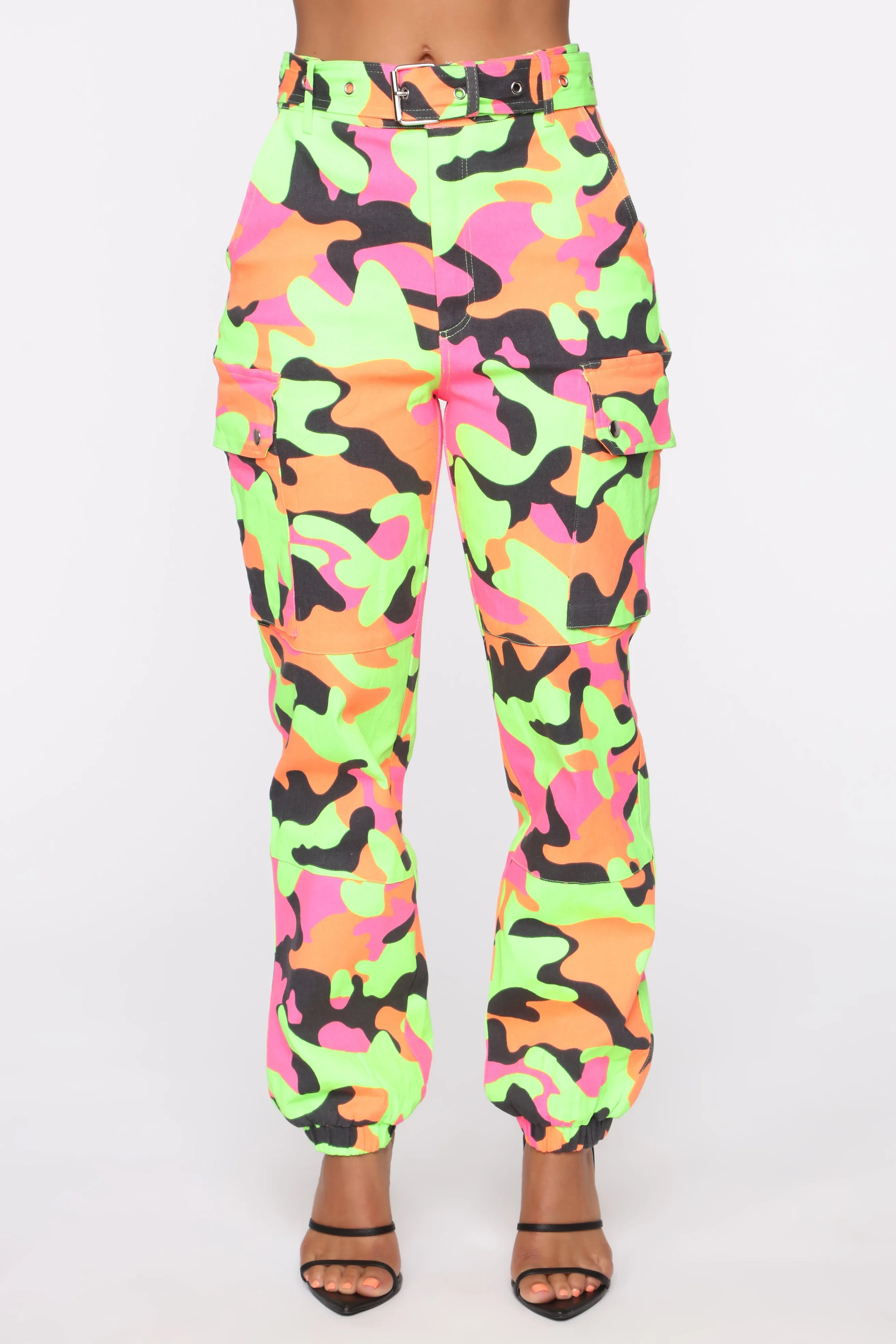 Blend In Cargo Joggers - Multi Color