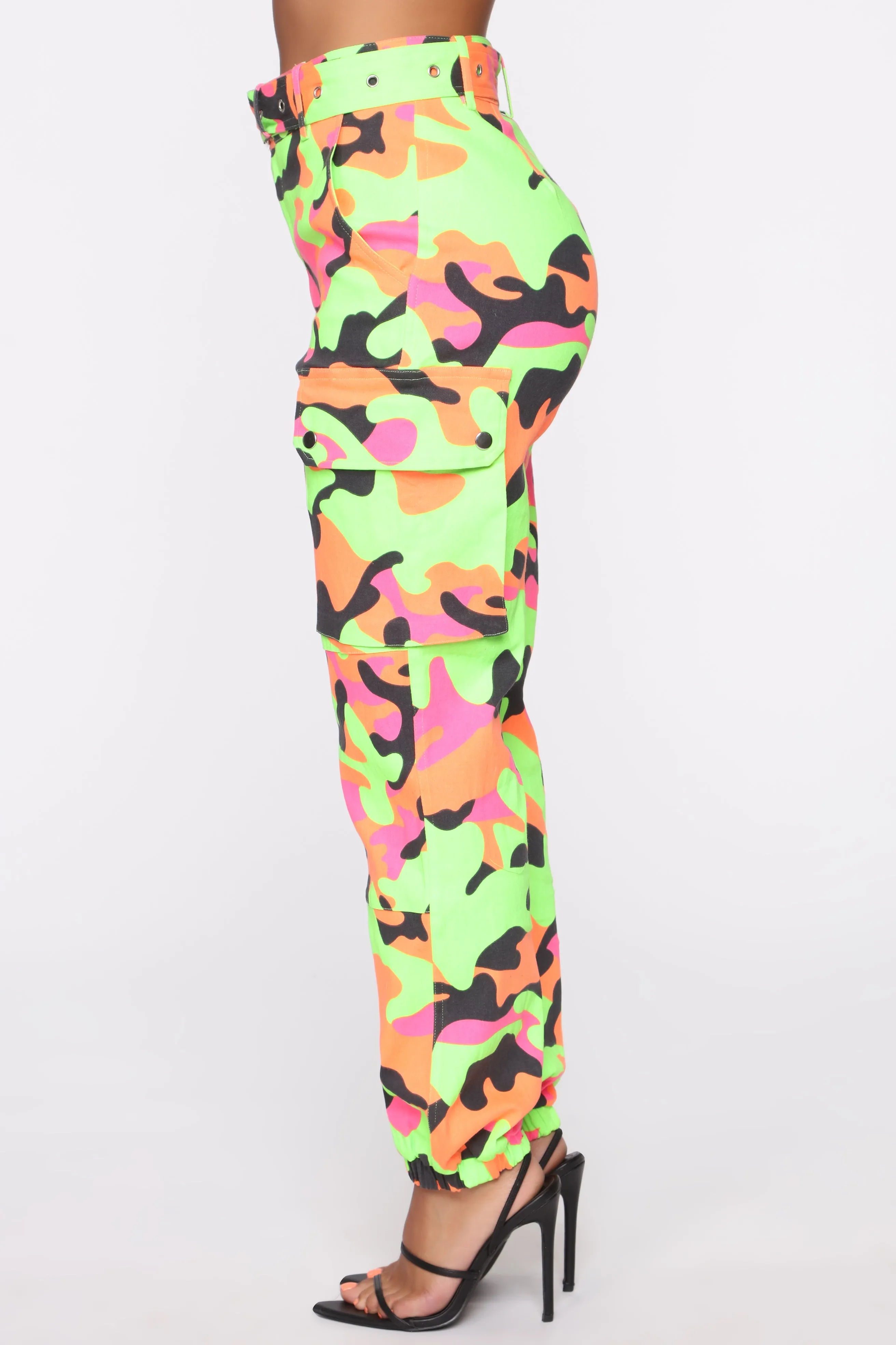 Blend In Cargo Joggers - Multi Color