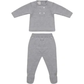 Boys Grey 'Duende' Knit Sweater and Leggings