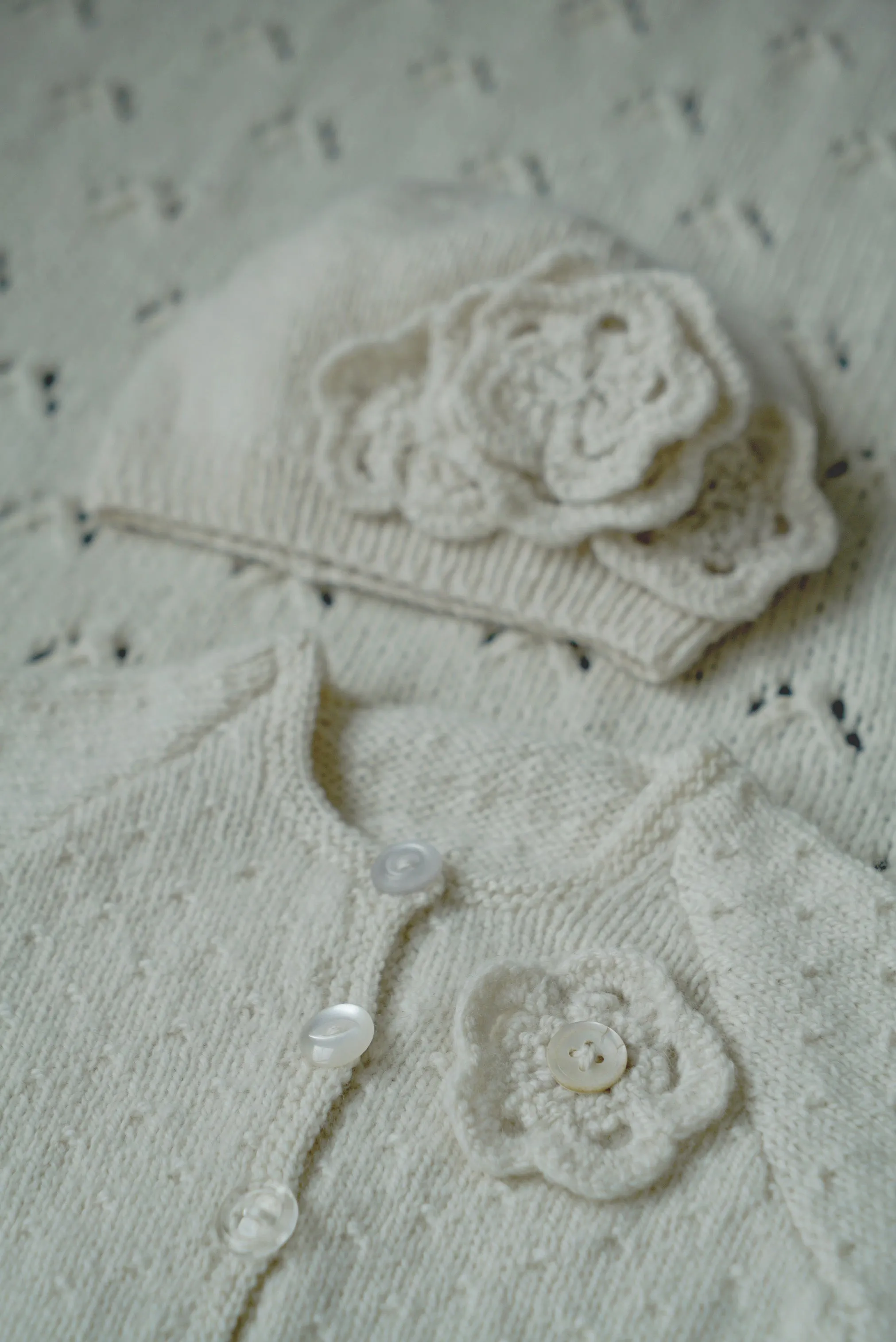 Brittany Floral Cardi, Hat and Shoes