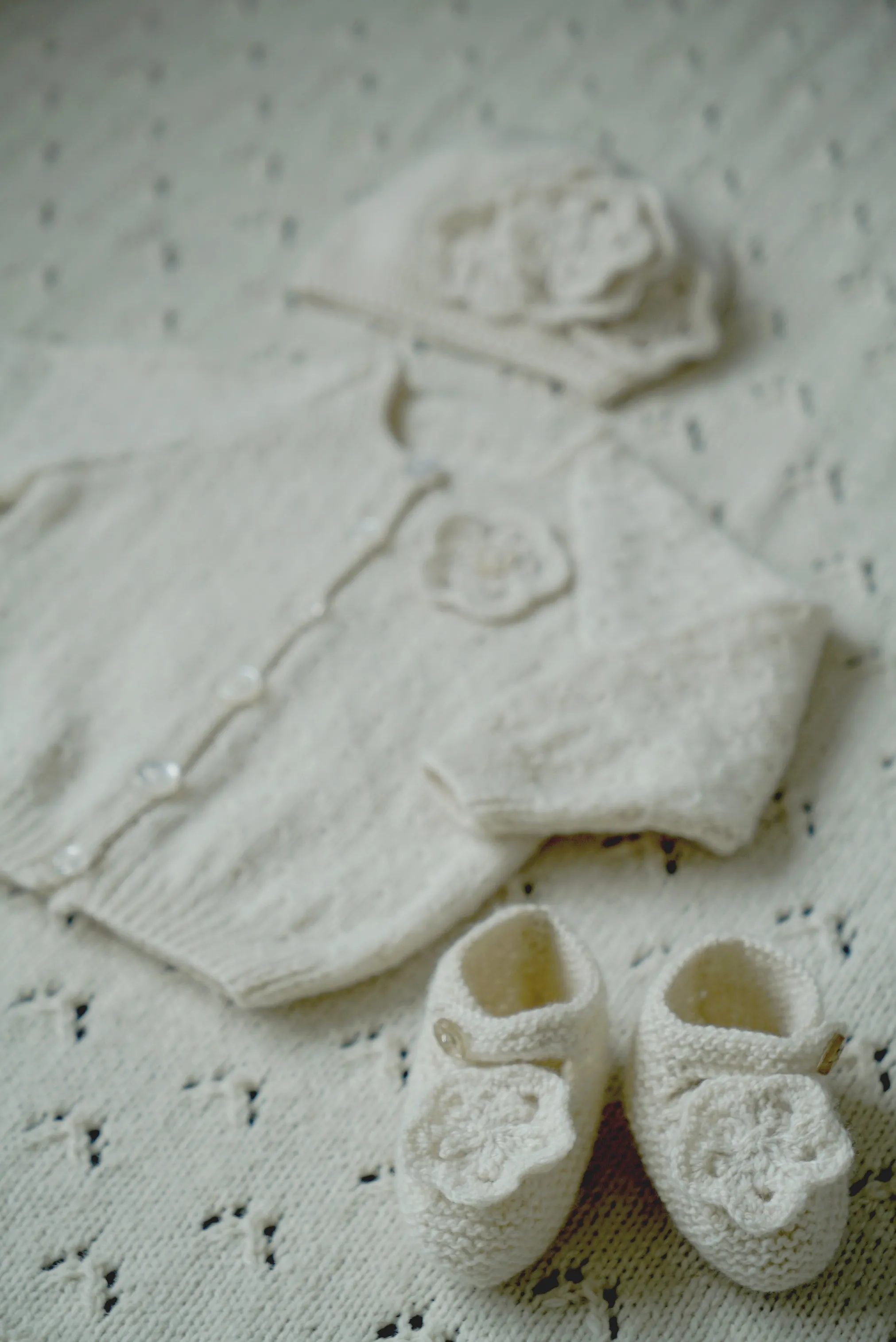 Brittany Floral Cardi, Hat and Shoes