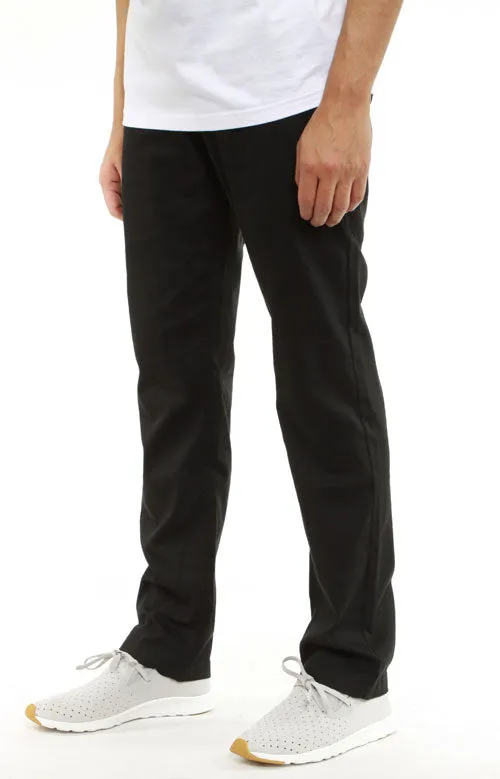 Brixton Slim Fit Chino Trousers - Onyx