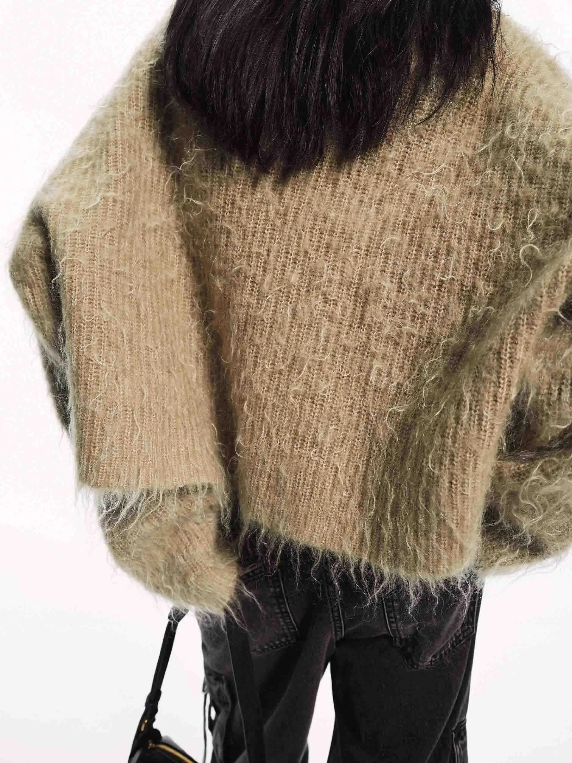 Brushed Cropped Sweater