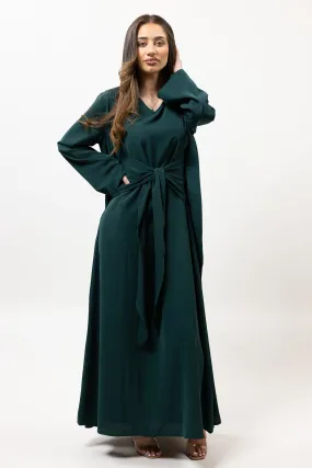 Cardigan Tia Tie Maxi Dress Set