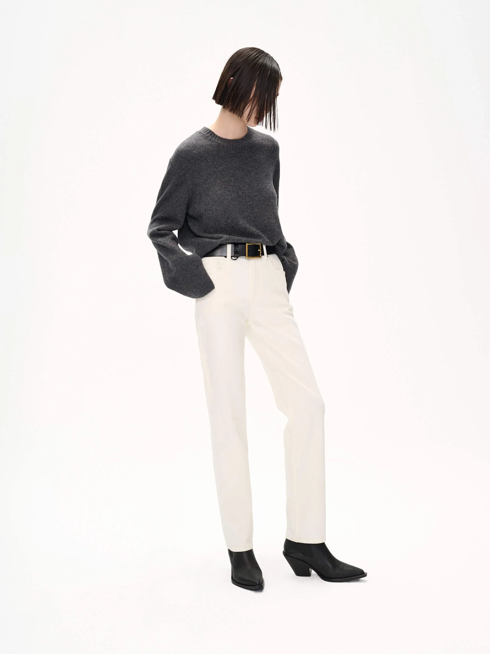 Cashmere Round Neck Sweater