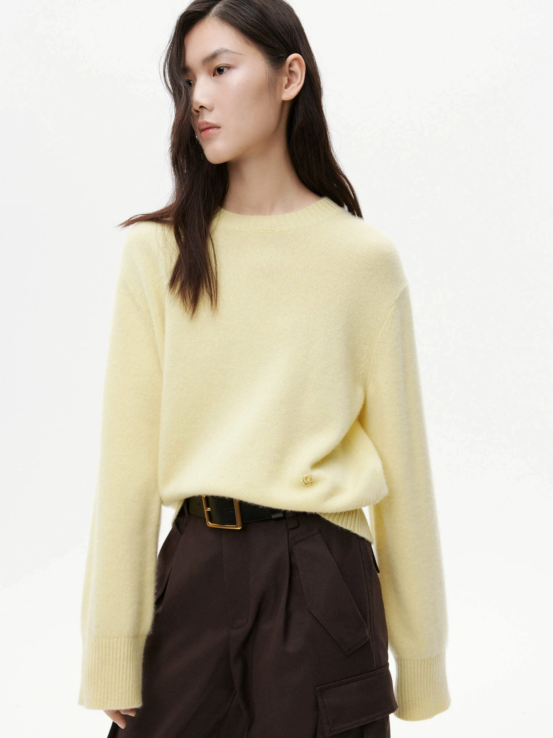 Cashmere Round Neck Sweater