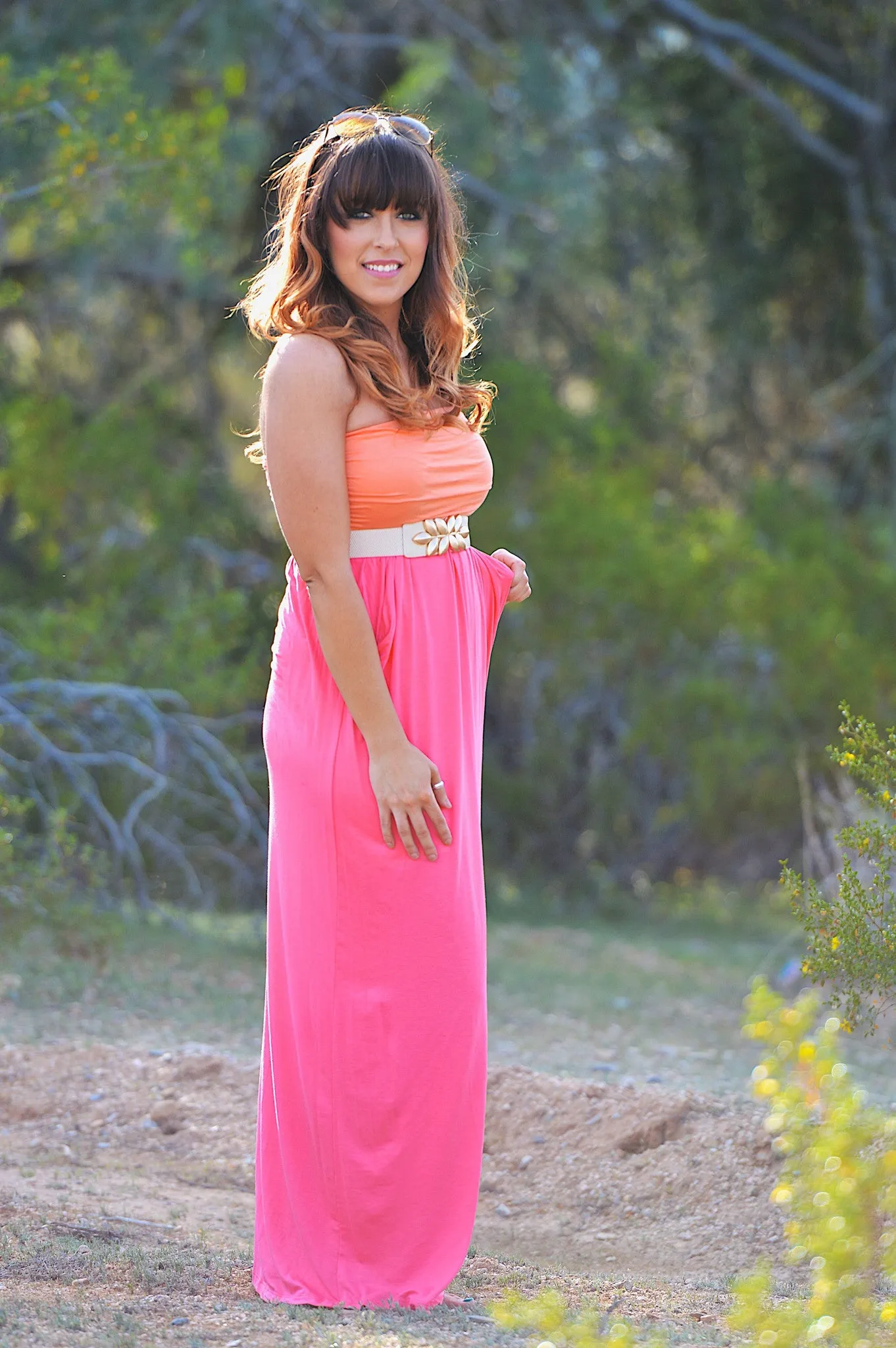 CCB Pocket Maxi - Apricot and Pink