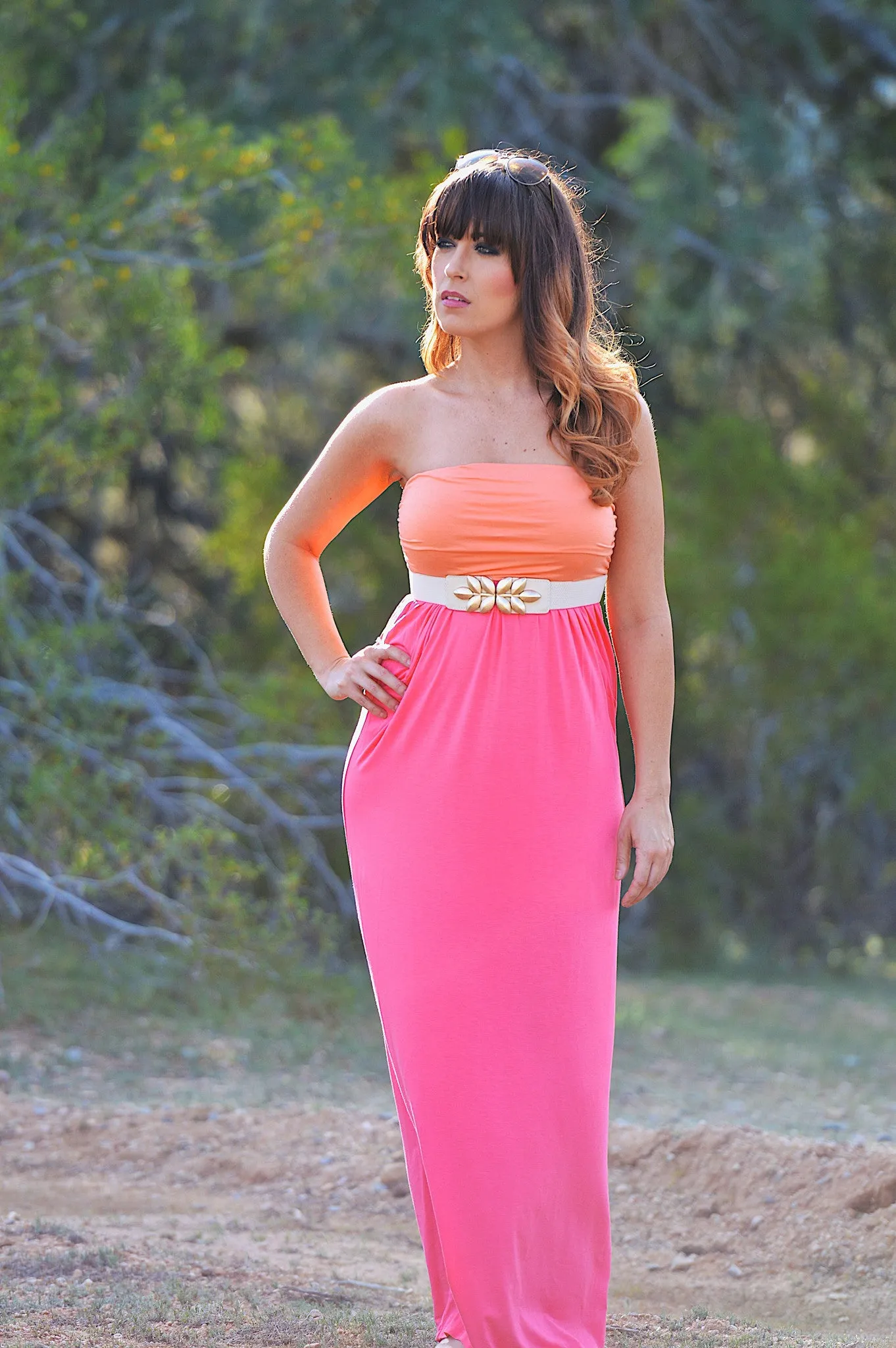 CCB Pocket Maxi - Apricot and Pink