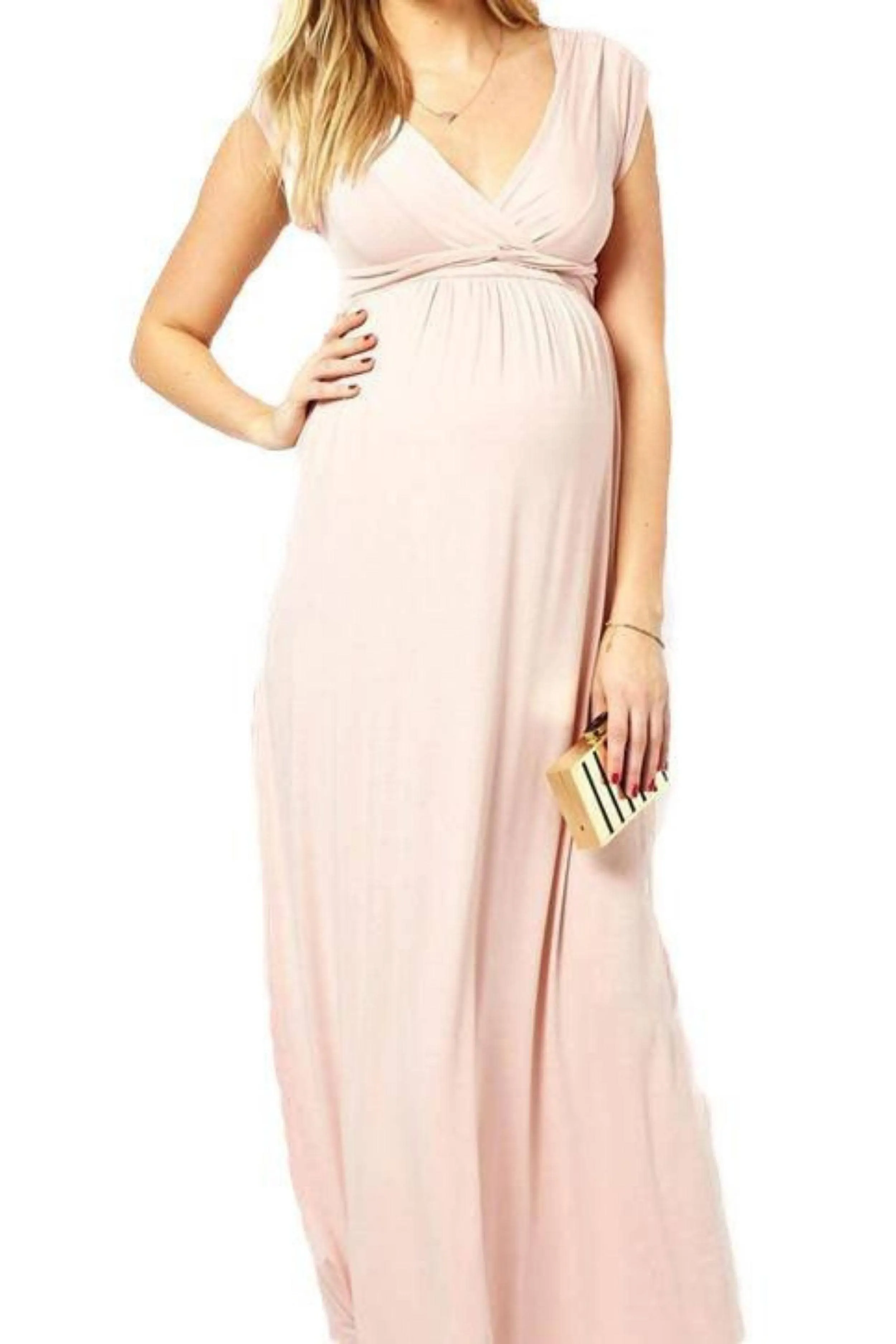 Chelsea Cotton Maxi - Blush Pink