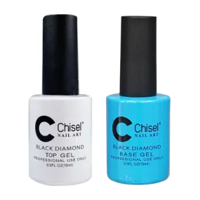 Chisel Black Diamond Top & Base Gel Duo