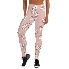 Christmas Cake Yoga Leggings