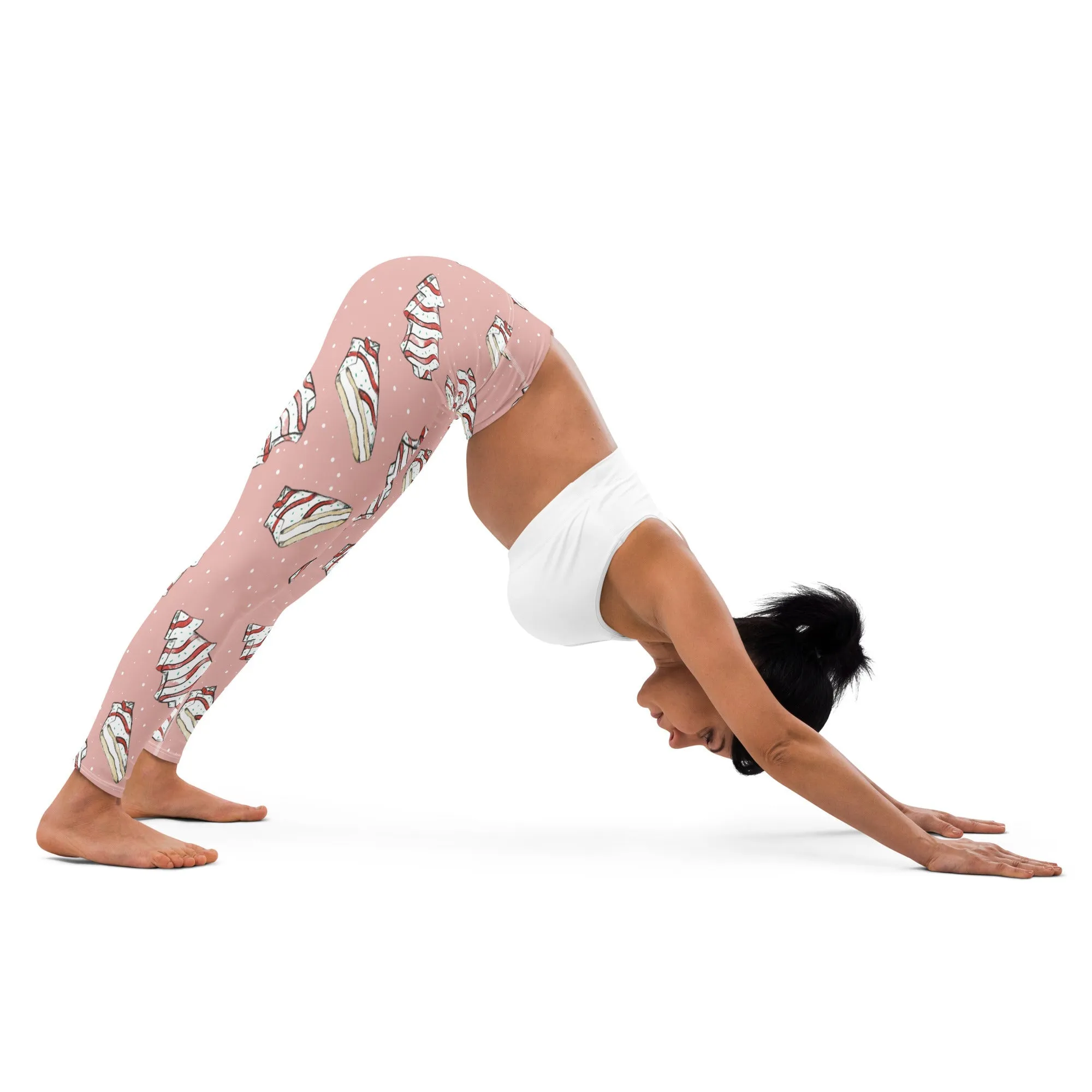 Christmas Cake Yoga Leggings