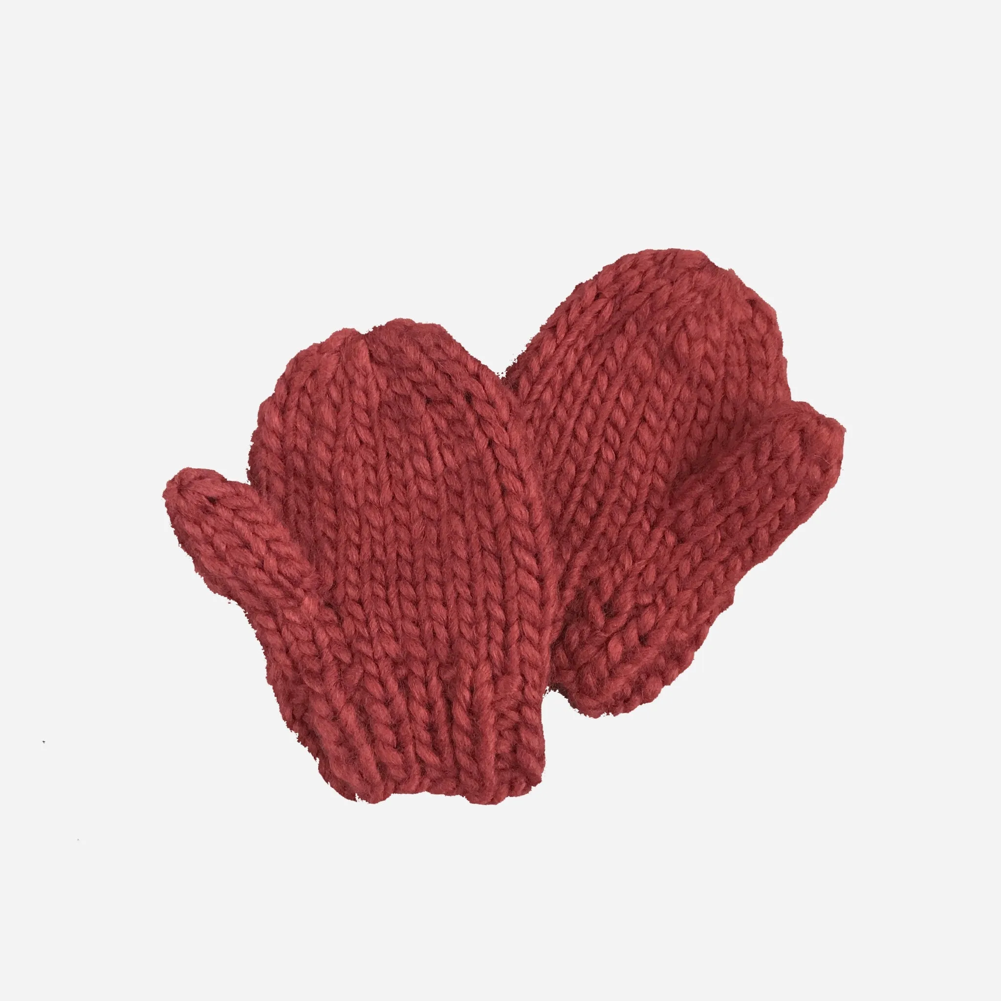 Classic Mittens, Red