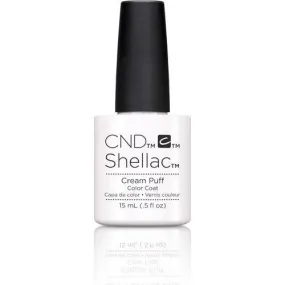 CND Shellac Gel Polish, 91744, Cream puff - Limited Edition, 0.5oz KK