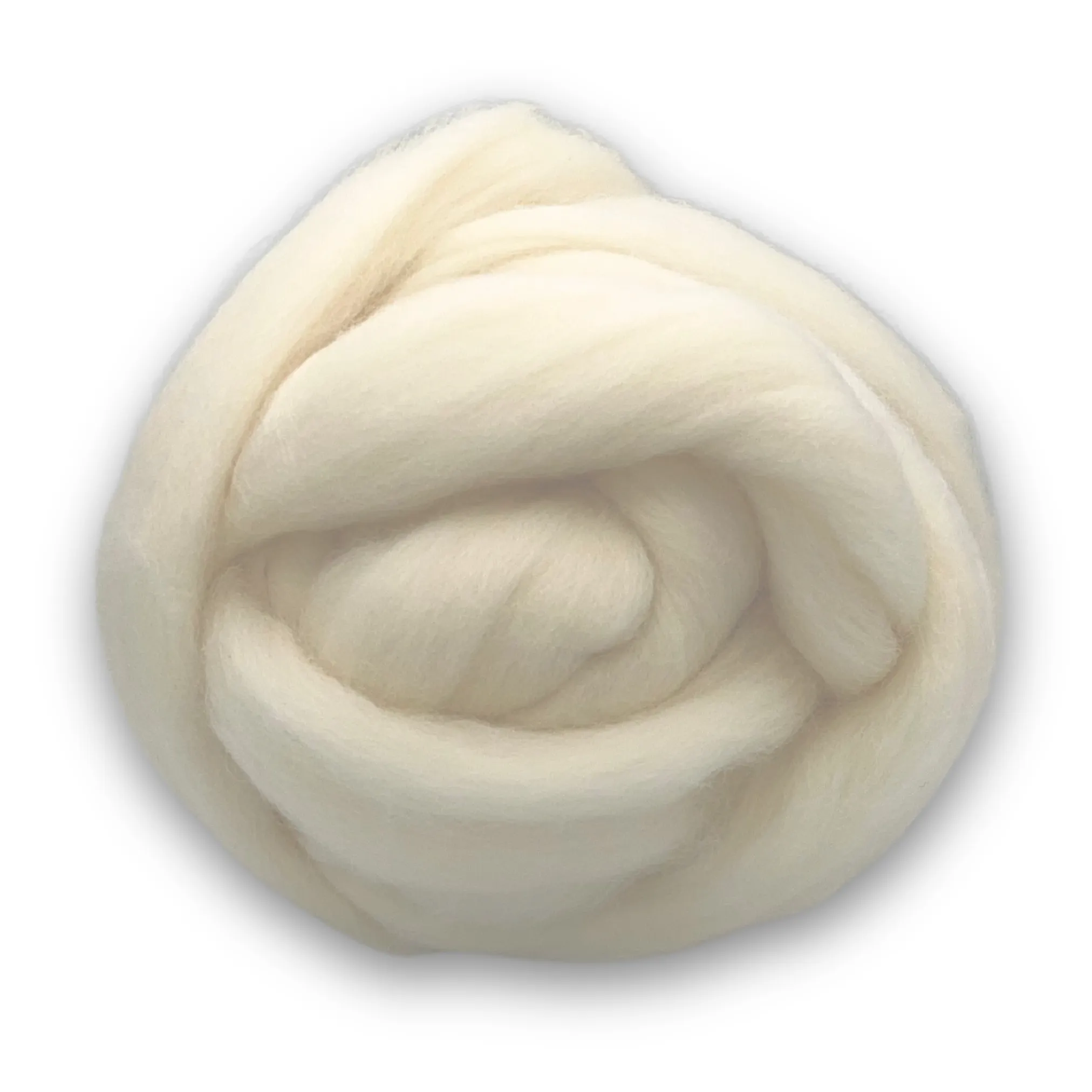 Corriedale Wool Roving Top (1 lb / 16 oz) | 28 Microns, Natural Undyed, Clean and Combed Wool