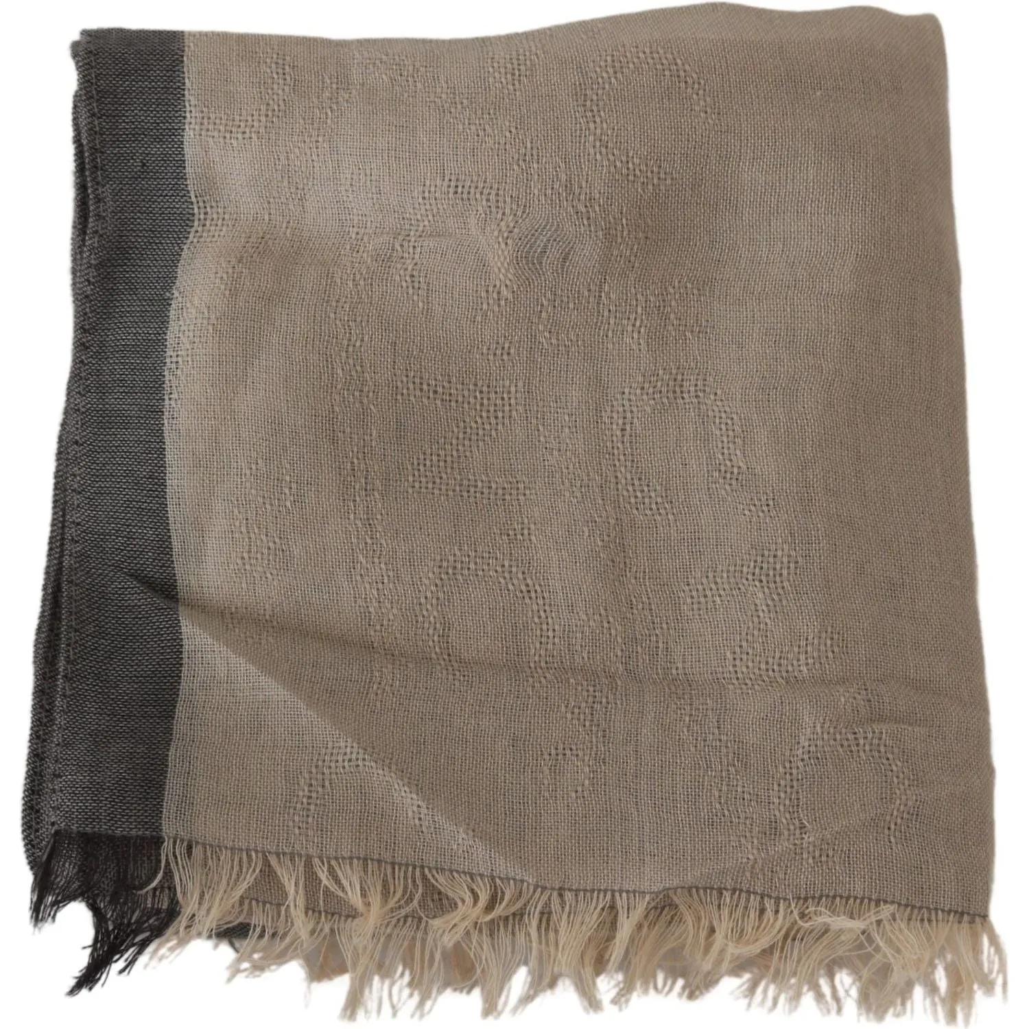 Costume National Elegant Beige Cotton Scarf for Women