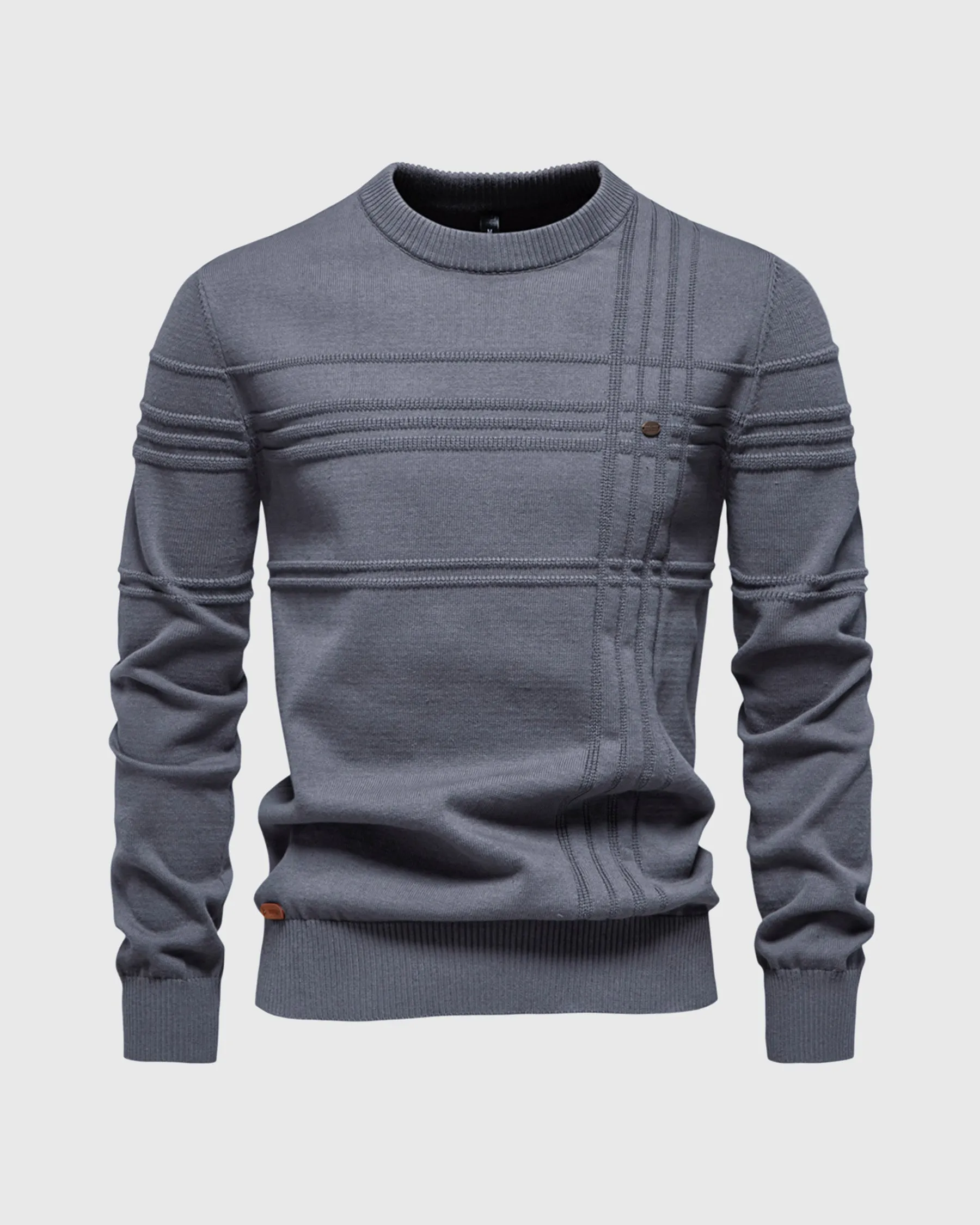 Crosshatch Crew Neck Sweater New