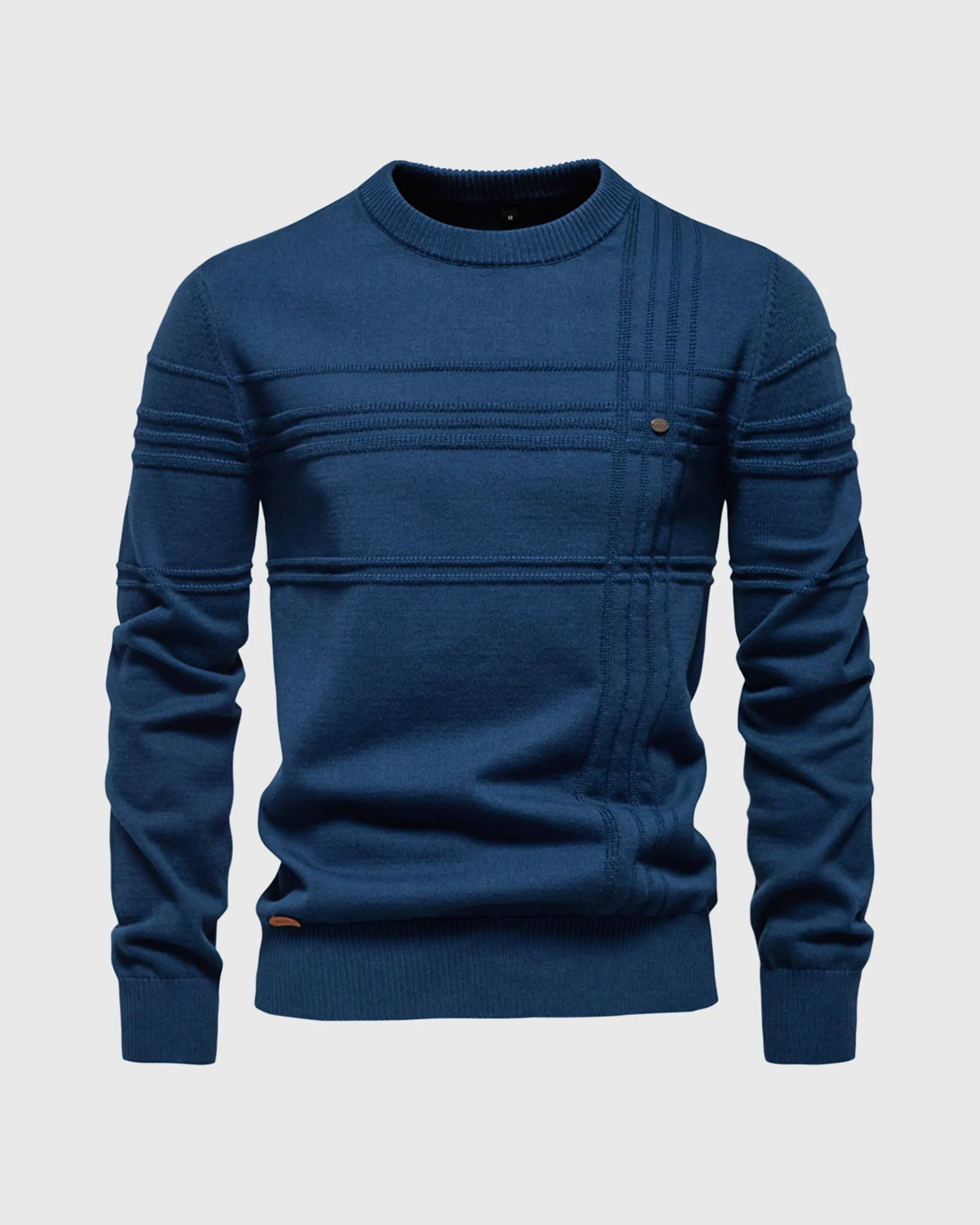 Crosshatch Crew Neck Sweater New