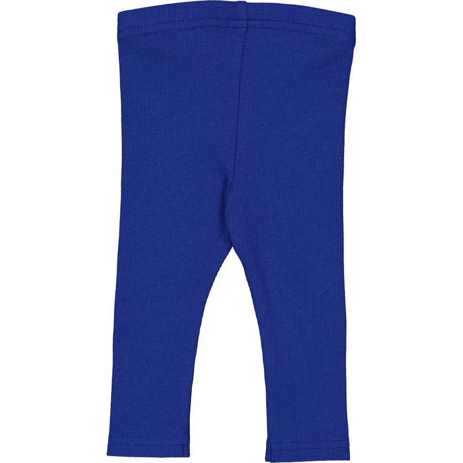 Deco Rib Leggings, Star Blue