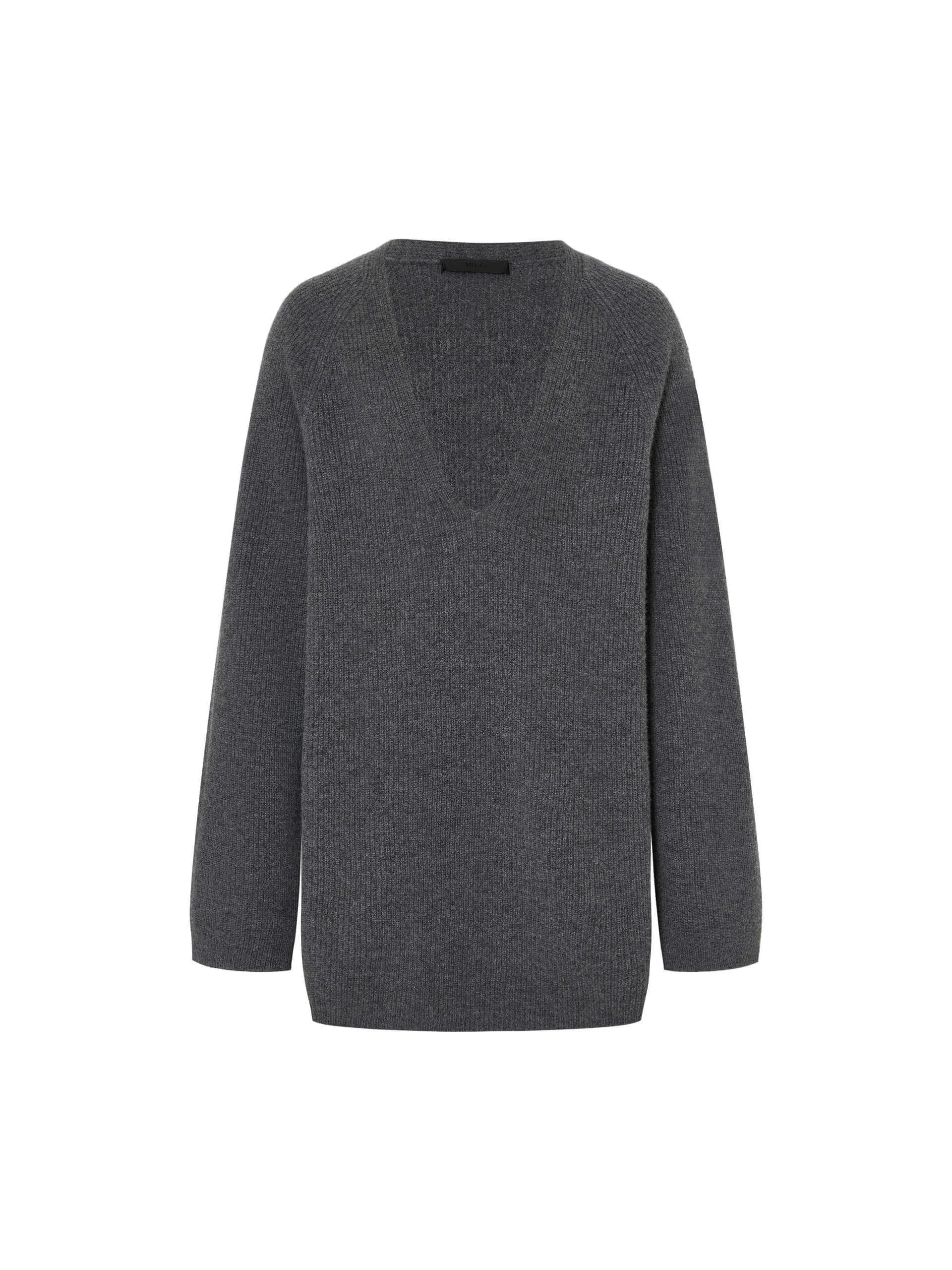 Deep V-neck Wool Sweater