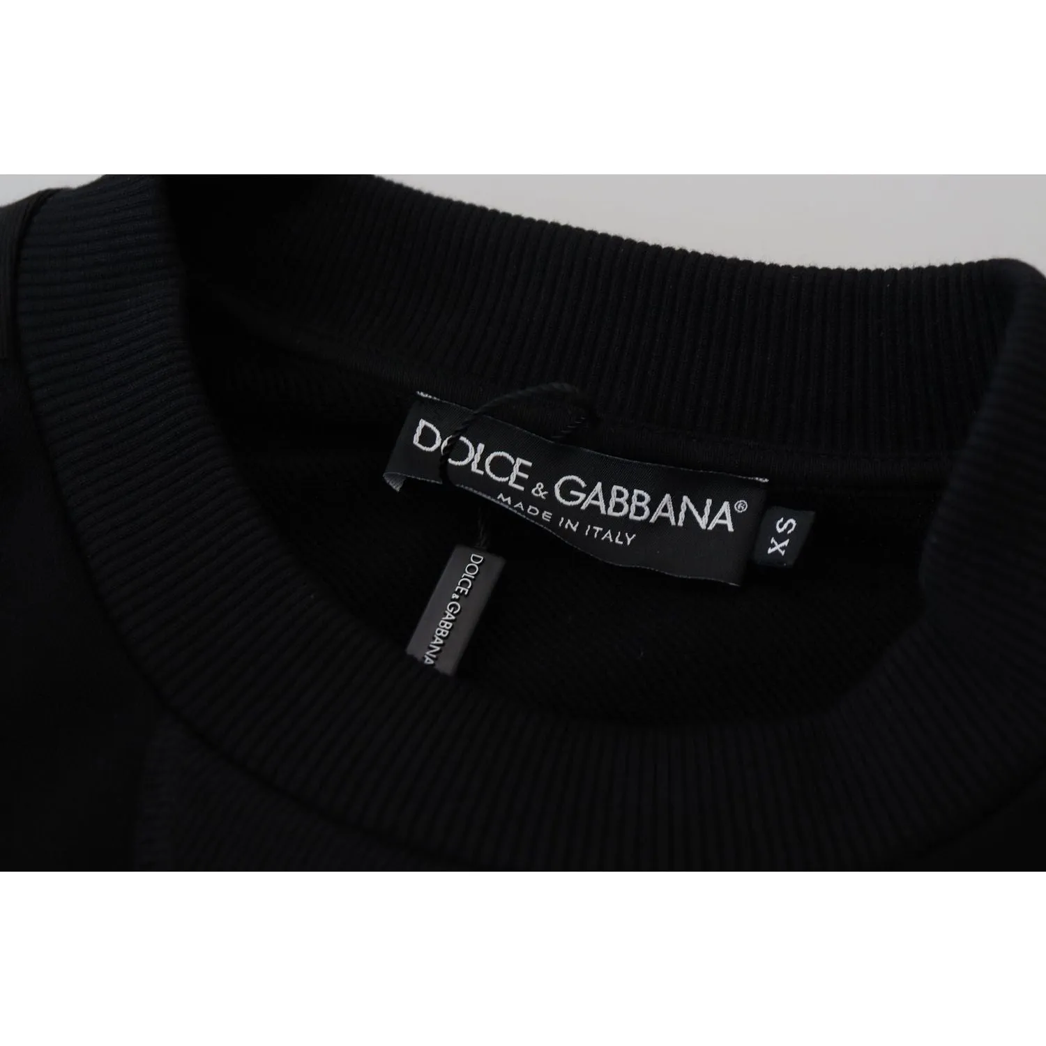 Dolce & Gabbana Elegant Crewneck Cotton Blend Sweater