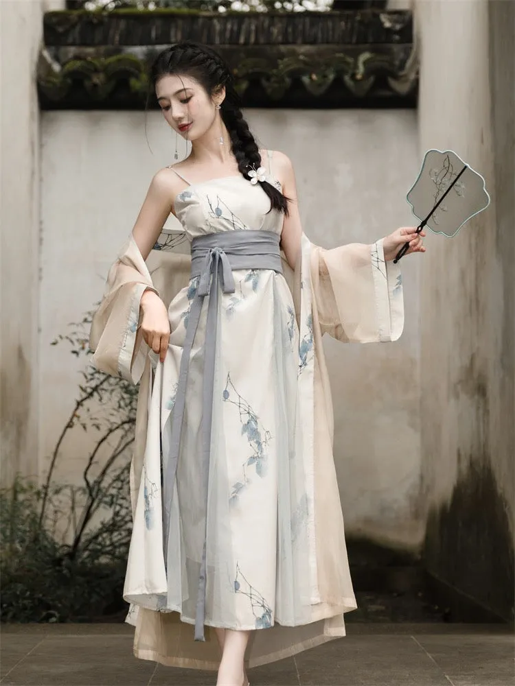 Dove Modern Tang Style Hanfu Dress