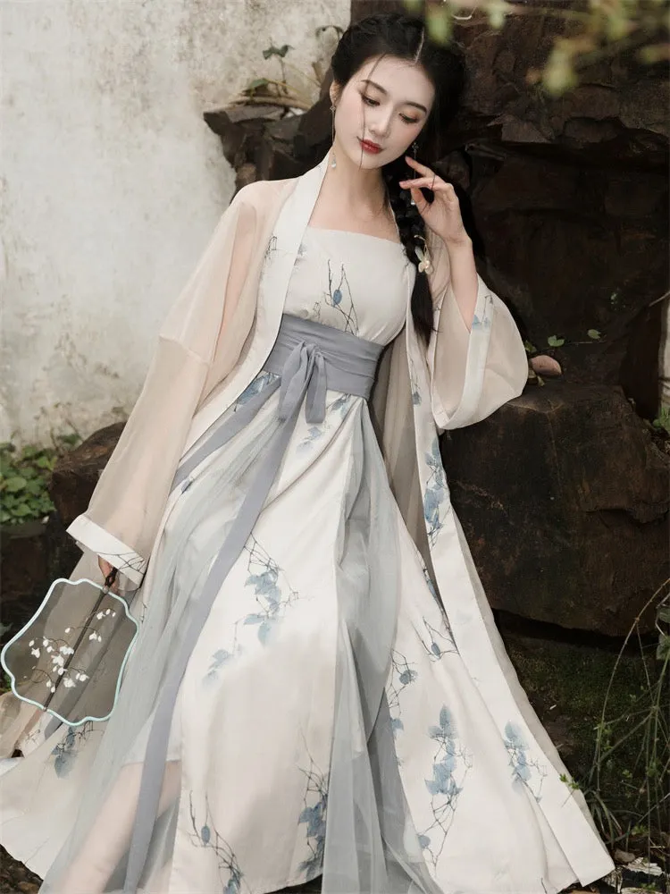 Dove Modern Tang Style Hanfu Dress