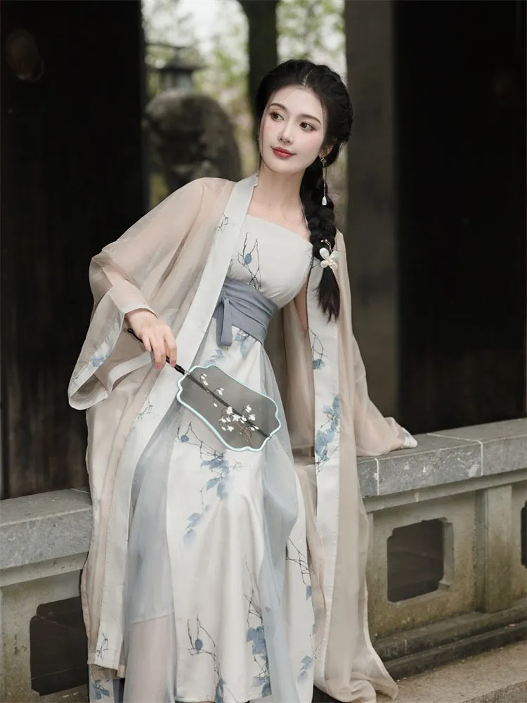 Dove Modern Tang Style Hanfu Dress