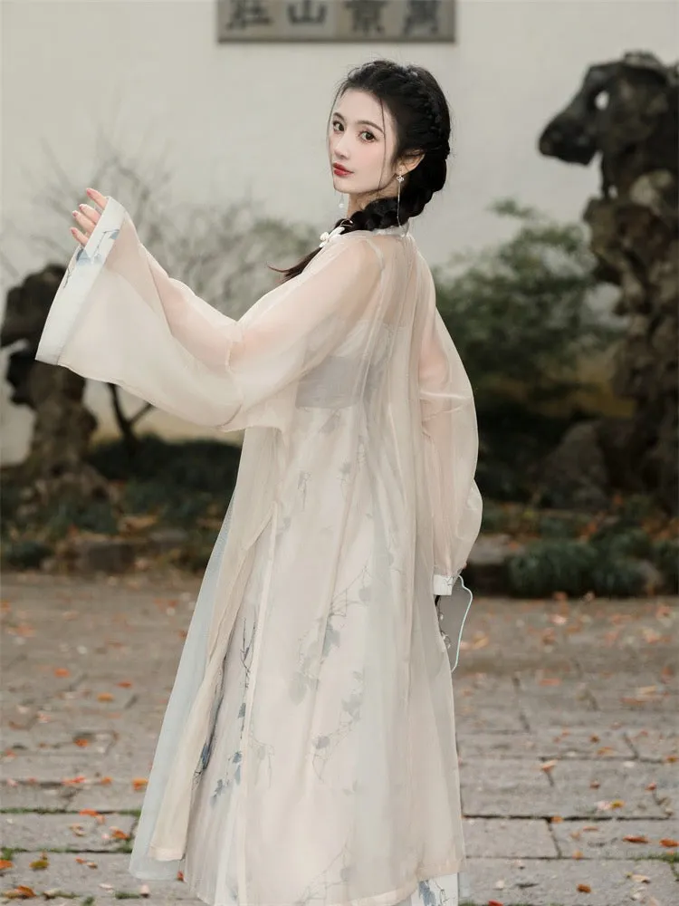 Dove Modern Tang Style Hanfu Dress