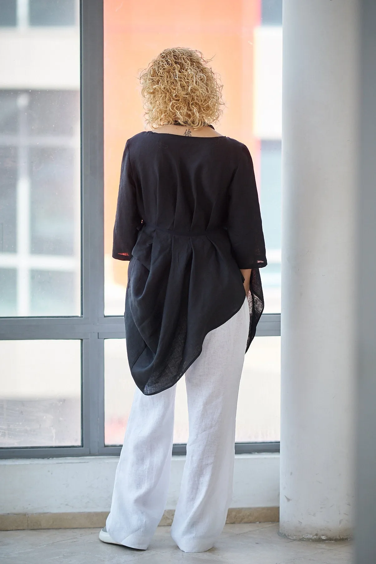 Drawstring Linen Pants